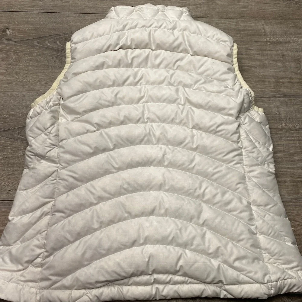 Patagonia Vest Down Sweater Women M White Puffer Goose Down 84627 FA13 - Picture 3 of 9